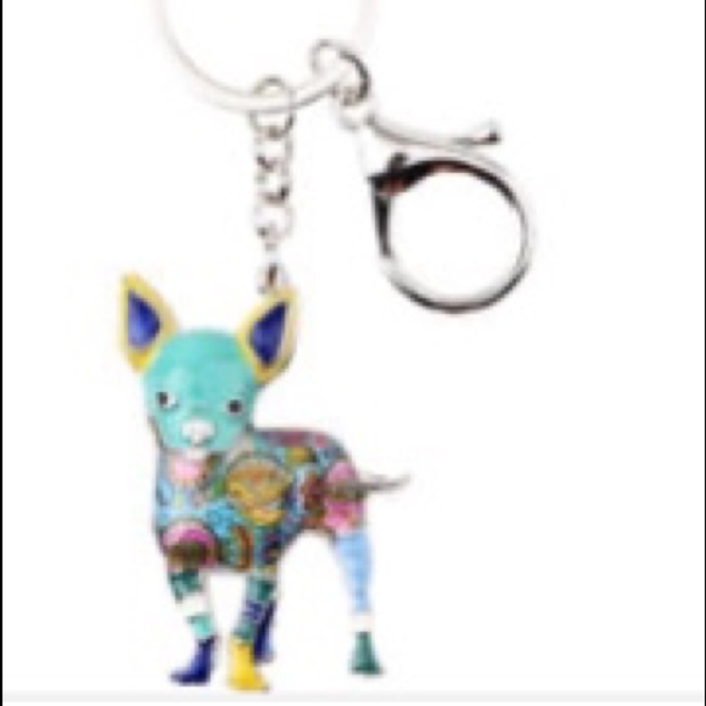 Cute Chihuahua Dog Key Chain Keychain